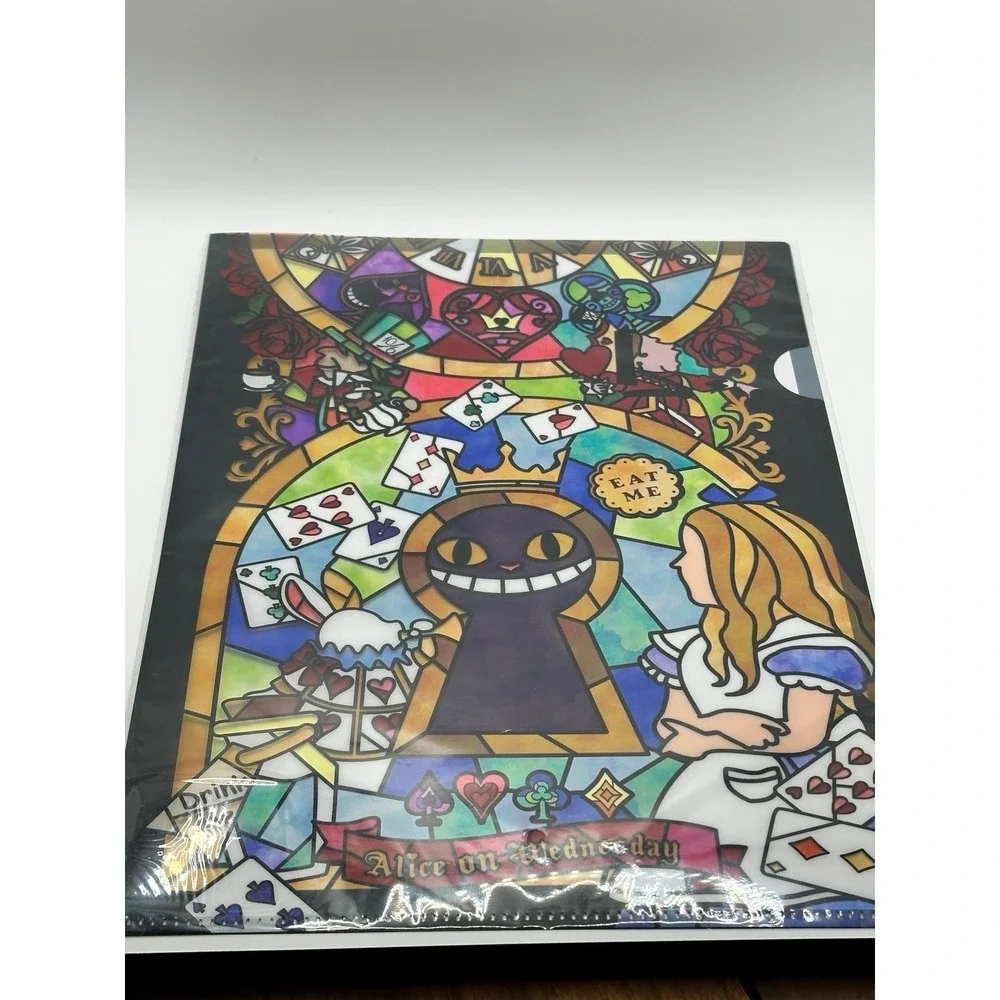 Alice on Wednesday Clear File Folder Set of 3 Japan Import